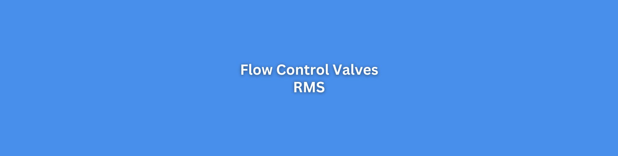 Marine Flow Control Valves Singapore