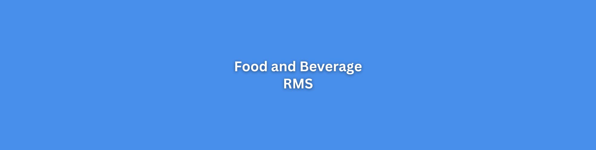 food and beverage